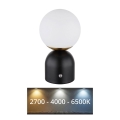 Globo - LED bordlampe m. touch-funktion dæmpbar LED/2W/5V 2700/4000/65000K 1800 mAh sort