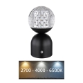 Globo - LED bordlampe m. touch-funktion dæmpbar LED/2W/5V 2700/4000/6500K 1800 mAh sort