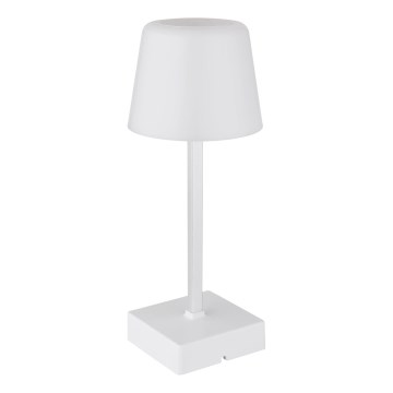 Globo - LED bordlampe m. touch-funktion dæmpbar LED/2W/5V 3000/4500/6500K 800 mAh hvid