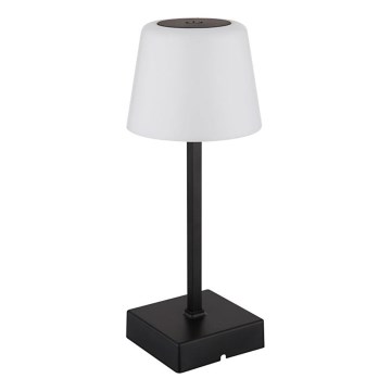 Globo - LED bordlampe m. touch-funktion dæmpbar LED/2W/5V 3000/4500/6500K 800 mAh sort