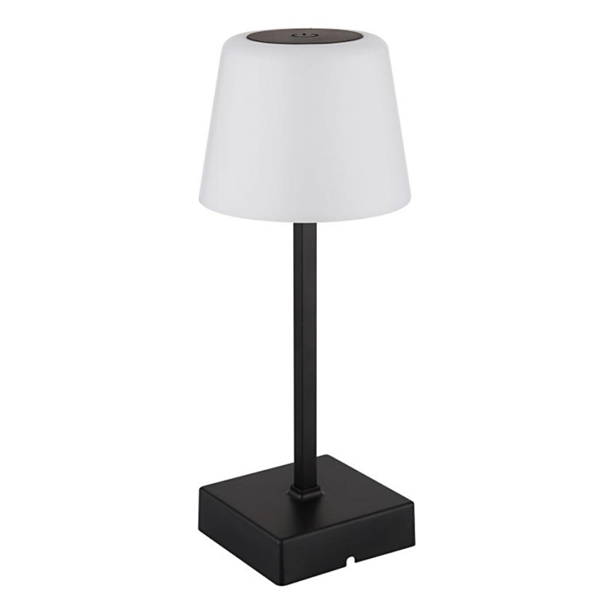 Globo - LED bordlampe m. touch-funktion dæmpbar LED/2W/5V 3000/4500/6500K 800 mAh sort