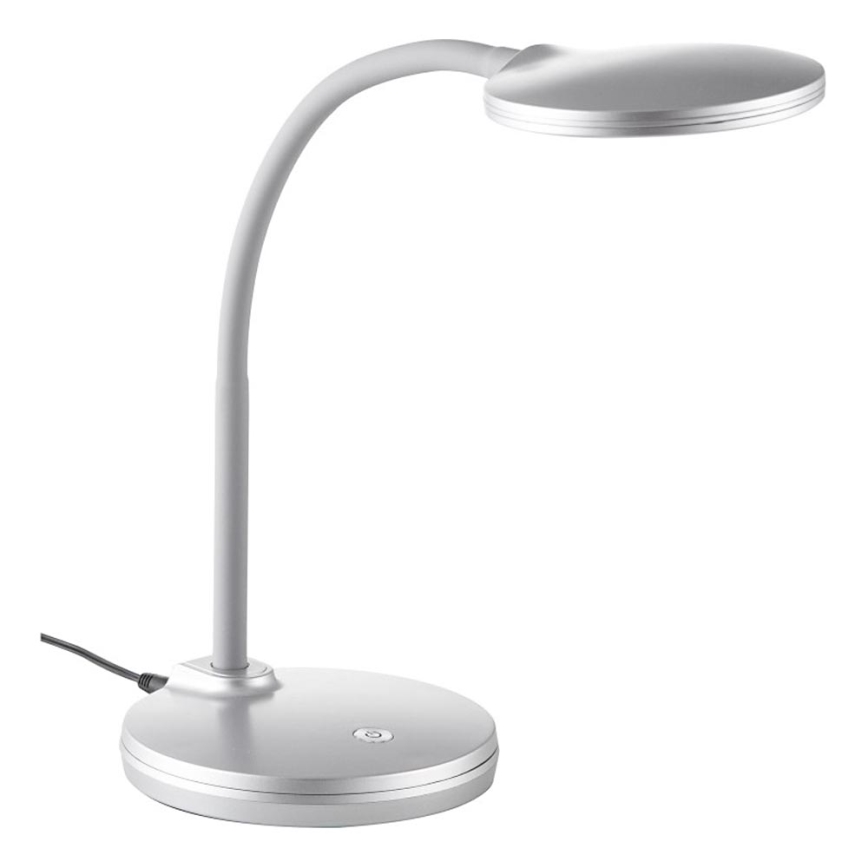 Globo - LED bordlampe m. touch-funktion dæmpbar LED/4W/230V sølvfarvet