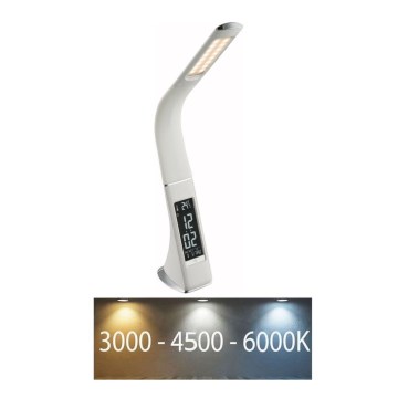 Globo - LED bordlampe m. touch-funktion dæmpbar med display LED/6,5W/230V 3000/4500/5800K hvid