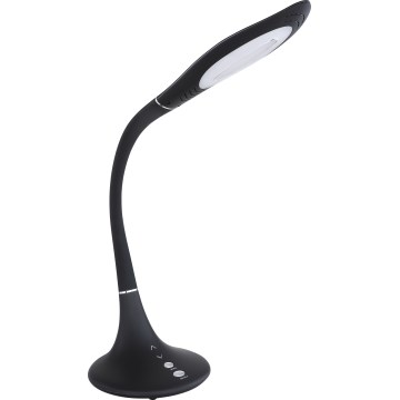 Globo - LED bordlampe m. touch-funktion fleksibel LED/9W/230V 3000/4500/6500K sort