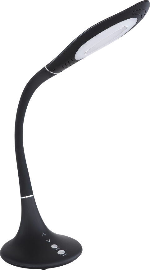 Globo - LED bordlampe m. touch-funktion fleksibel LED/9W/230V 3000/4500/6500K sort