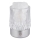 Globo - LED-dæmpbar, berøringsbetjent bordlampe LED/1W/5V 3000K 1200 mAh sølv