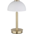 Globo - LED dæmpbar berøringsbetjent bordlampe LED/7W/230V 3000K messing