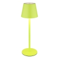 Globo - LED dæmpbar berøringsbetjent genopladelig udendørs bordlampe 3-i-1 LED/3W/5V 3000/4000/5000K IP54 1800 mAh grøn