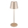 Globo - LED Dæmpbar berøringsbetjent genopladelig udendørs bordlampe 3-i-1 LED/3W/5V 3000/4000/5000K IP54 1800 mAh messing