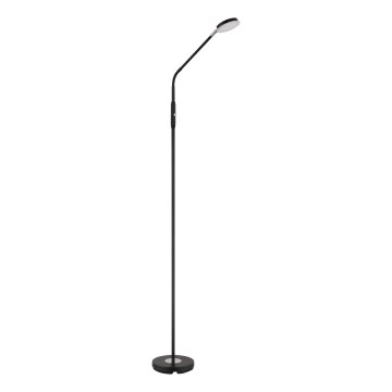 Globo - LED-dæmpbar berøringsbetjent gulvlampe LED/6,5W/230V 2700/3350/4000K sort