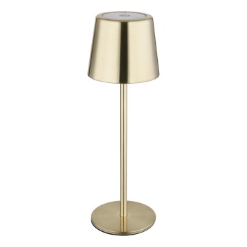 Globo - LED dæmpbar berøringsfølsom genopladelig bordlampe LED/2W/3,7V 3000/4000/6000K 2200 mAh guld