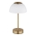 Globo - LED Dæmpbar genopladelig bordlampe LED/2,5W/5V 1800 mAh 2700K/4000K/6500K messing