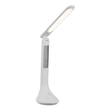 Globo - LED dæmpbar genopladelig bordlampe med display LED/4W/230V 2200 mAh hvid