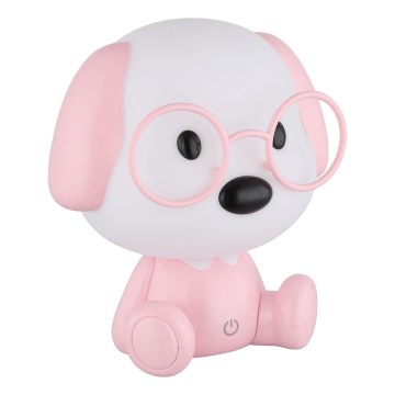 Globo - LED Dæmpbar genopladelig børnenatlampe LED/1W/5V 500 mAh lyserød