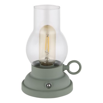 Globo - LED Dæmpbar Genopladelig Touch Bordlampe LED/1W/3,7V 1200 mAh Grøn