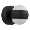 Globo - LED Dæmpbar genopladelig touch væglampe LED/1,4W/5V 1800 mAh sort