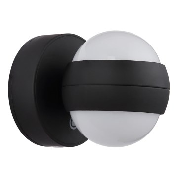 Globo - LED Dæmpbar genopladelig touch væglampe LED/1,4W/5V 1800 mAh sort