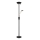 Globo - LED Dæmpbar Gulvlampe LED/20W/230V + LED/5,5W 3000K sort/guld