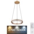 Globo - LED dæmpbar krystal lysekrone på kabel LED/36W/230V 2700K-6000K + fjernbetjening
