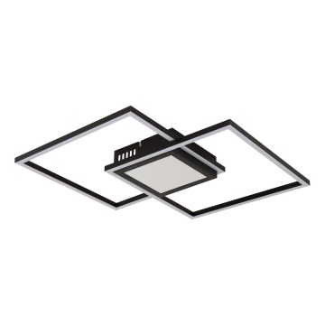 Globo - LED-dæmpbar loftlampe LED/32W/230V 2700-6500K 42,6x42,6 cm sort + fjernbetjening