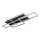 Globo - LED dæmpbar loftlampe LED/40W/230V 2700-6500K 32,5x87,5 cm sort + fjernbetjening