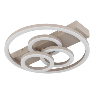 Globo - LED-dæmpbar loftlampe LED/40W/230V 2700-6500K 35x33 cm beige + fjernbetjening