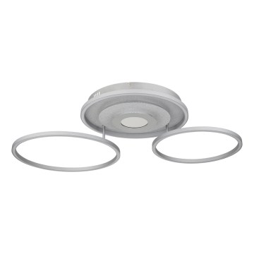 Globo - LED dæmpbar loftlampe LED/40W/230V 2700-6500K 57x99,2 cm sølv + fjernbetjening