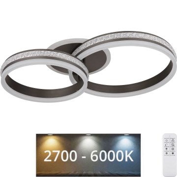 Globo - LED dæmpbar loftlampe LED/50W/230V 2700K-6000K + fjernbetjening