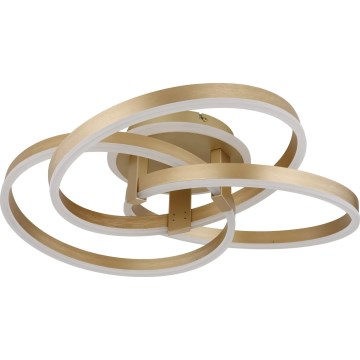 Globo - LED Dæmpbar loftlampe LED/56W/230V 2700-6000K 57,5x60 cm guld + fjernbetjening