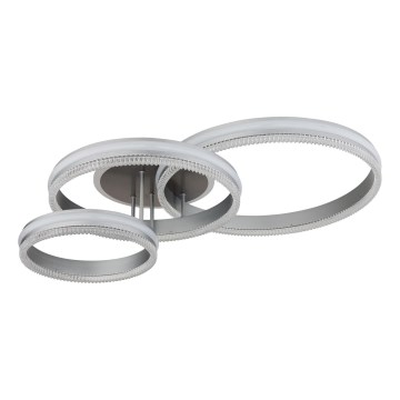 Globo - LED dæmpbar loftlampe LED/72W/230V 2700-6000K sølv + fjernbetjening