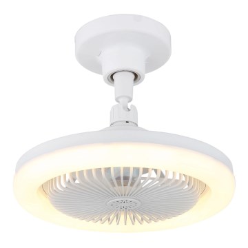 Globo - LED-dæmpbar loftventilator LED/20W/230V 3000-6500K hvid + fjernbetjening