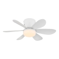 Globo - LED dæmpbar loftventilator LED/5W/230V 2700-6500K hvid + fjernbetjening