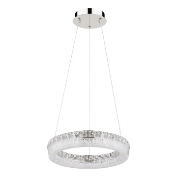 Globo - LED dæmpbar pendel på kabel LED/24W/230V 2700-6000K klar + fjernbetjening