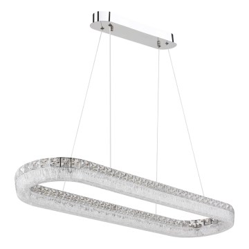 Globo - LED dæmpbar pendel på wire LED/40W/230V 2700-6000K klar + fjernbetjening