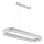 Globo - LED dæmpbar pendel på wire LED/40W/230V 2700-6000K klar + fjernbetjening