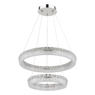 Globo - LED-dæmpbar pendel på wire LED/60W/230V 2700-6000K klar + fjernbetjening