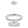 Globo - LED-dæmpbar pendel på wire LED/60W/230V 2700-6000K klar + fjernbetjening