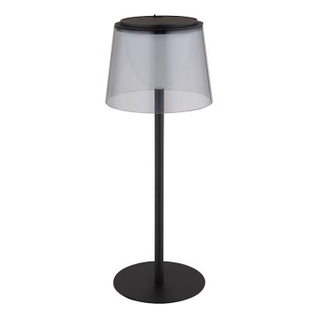 Globo - LED dæmpbar udendørs bordlampe med touch LED/1,8W/5V IP44 1800 mAh sort/røgfarvet