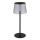 Globo - LED dæmpbar udendørs bordlampe med touch LED/1,8W/5V IP44 1800 mAh sort/røgfarvet