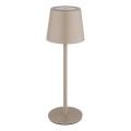 Globo - LED Dæmpbar udendørs touch-funktion bordlampe LED/2W/5V 3000/4000/6000K 2200 mAh IP44 cremefarvet
