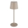 Globo - LED Dæmpbar udendørs touch-funktion bordlampe LED/2W/5V 3000/4000/6000K 2200 mAh IP44 cremefarvet