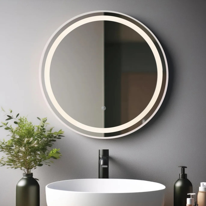 Globo - LED Dæmpbar væ spejl med baglygte LED/10W/230V 2700/4000/6500K diameter 50 cm