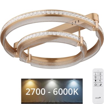 Globo - LED dæmpbart loftlampe LED/78W/230V 2700K-6000K + fjernbetjening