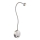 Globo - LED Fleksibel lille lampe LED/3W/230V skinnende krom