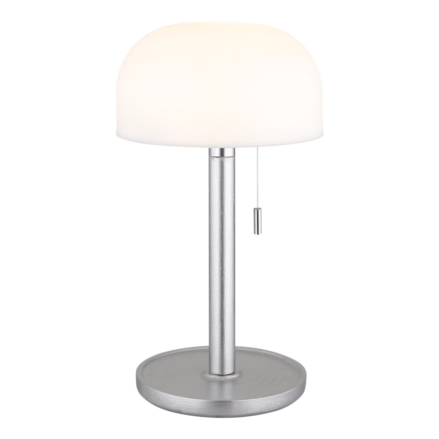 Globo - LED Genopladelig bordlampe LED/1,5W/3,7V 3000/4200/6000K 1800mAh sølvfarvet