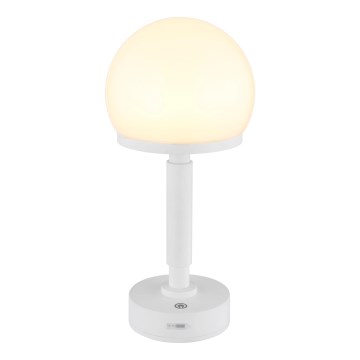 Globo - LED Genopladelig bordlampe m. touch-funktion dæmpbar LED/2,5W/5V 1800mAh 2800K hvid