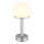 Globo - LED Genopladelig bordlampe m. touch-funktion dæmpbar LED/2,5W/5V 1800mAh 2800K sølvfarvet