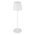 Globo - LED Genopladelig bordlampe m. touch-funktion dæmpbar LED/4,6W/230V 1800 mAh USB IP54 hvid