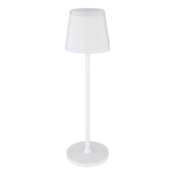 Globo - LED Genopladelig bordlampe m. touch-funktion dæmpbar LED/4,6W/230V 1800 mAh USB IP54 hvid