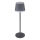 Globo - LED Genopladelig bordlampe m. touch-funktion dæmpbar LED/4,6W/3,7V 3000K 1800mAh grå IP54